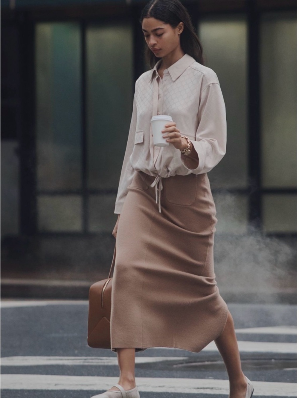 NWT Anthropologie Maeve Colette Sweater Knit Maxi Skirt Size Petite Medium MP